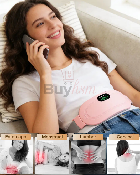 Cinturón masajeador para cólicos menstruales