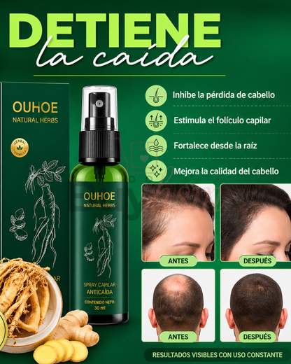 OUHOE Natural Herbs _ Spray Capilar Anticaída